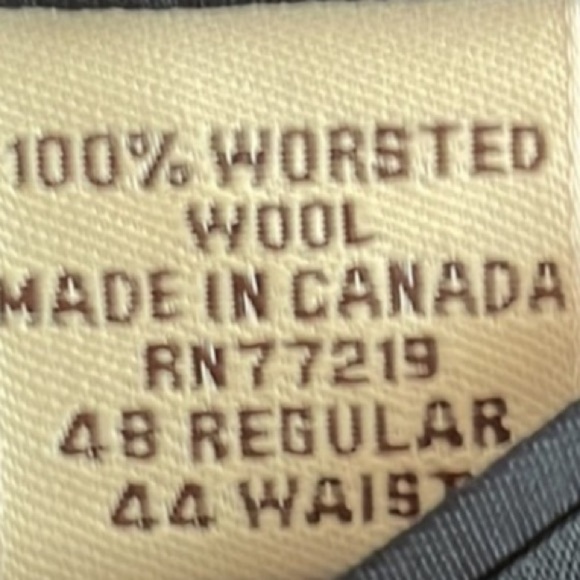 Pronto Uomo Men's Navy Blue Solid Wool Two Button Front Blazer Size 48R - Picture 5 of 7